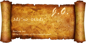 Jász Ottó névjegykártya